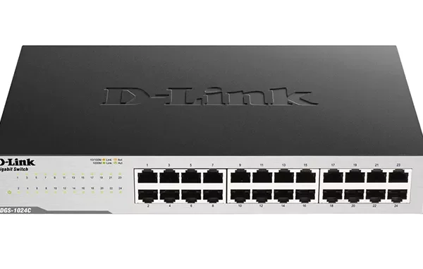 سوئیچ 24‌ پورت گیگابیتی و رکمونت دی لینک مدل DGS-1024C