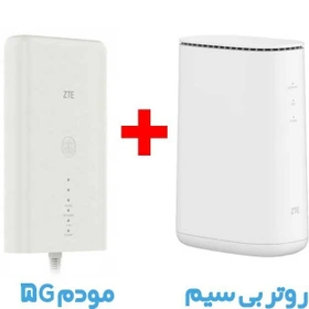 مودم فضای باز ZTE مدل MC7010 به همراه روتر وایرلس ZTE مدل MF269